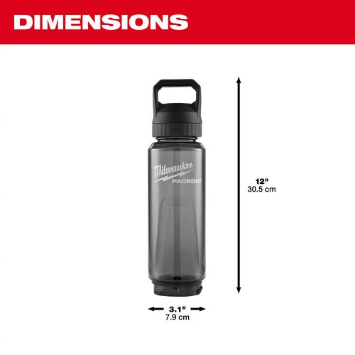 Main product image of PACKOUT 34oz Bottle with Chug Lid (Black)