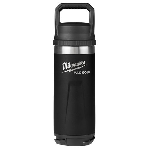 Main product image of PACKOUT 18oz Insulated Bottle with Chug Lid (Black)