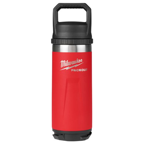 Main product image of PACKOUT 18oz Insulated Bottle with Chug Lid (Red)