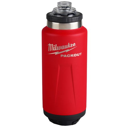 Main product image of PACKOUT 36oz Insulated Bottle with Chug Lid (Red)