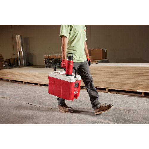 Main product image of PACKOUT 36oz Insulated Bottle with Chug Lid (Red)
