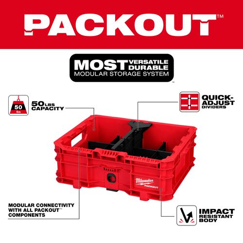 Main product image of PACKOUT Low-Profile Crate, 48-22-8438
