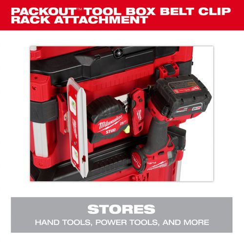 Main product image of PACKOUT Tool Box Belt Clip Rack Attachment