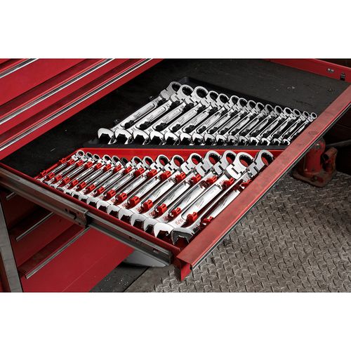 Main product image of 15 Piece SAE Flex Head Ratcheting Combination Wrench Set
