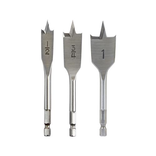 Main product image of 3 Piece Stubby Flat Boring Bit Set