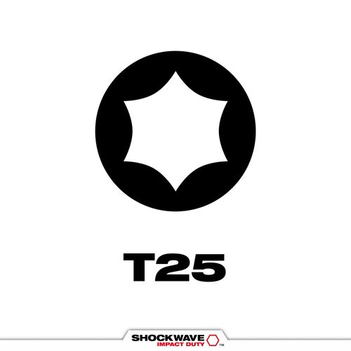 Main product image of 1" T25 SHOCKWAVE Impact Duty Insert Bits (2 Pack)