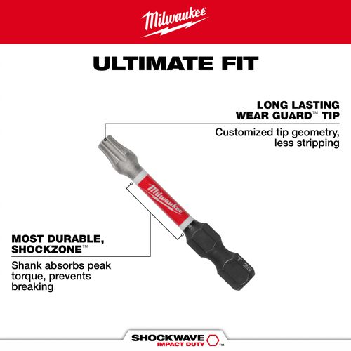 Main product image of 1" T25 SHOCKWAVE Impact Duty Insert Bits (2 Pack)