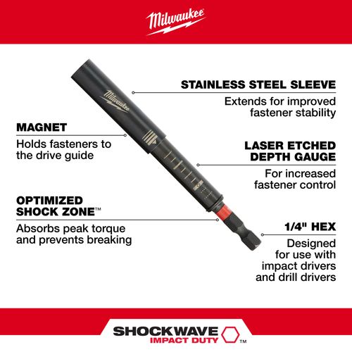 Main product image of 7 Piece Shockwave Impact Magnetic Drive Guide Set