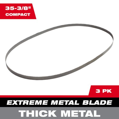 Main product image of Extreme Thick Metal Compact Band Saw Blade (3 Pack)