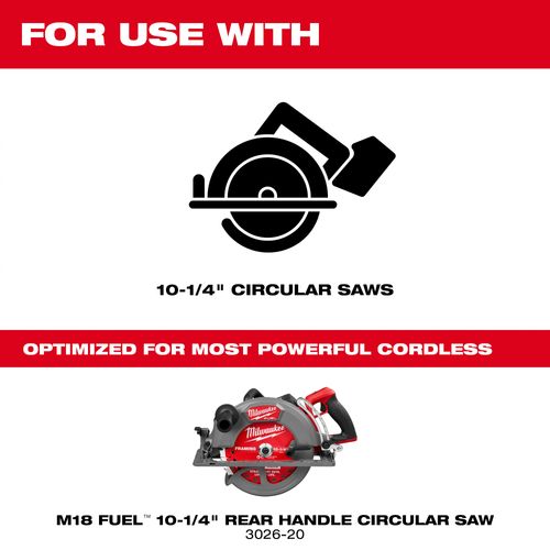 Main product image of 10-1/4" 28T Thick Kerf Framing Circular Saw Blade, 48-40-1048