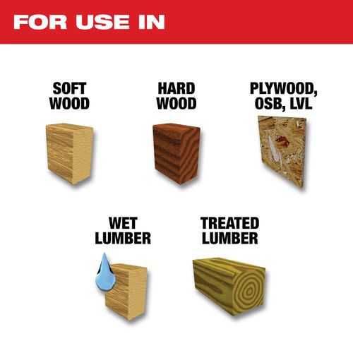 Main product image of 7-1/4" Framing Wood Cutting Circular Saw Blade w/ 24 ATB Teeth @ 15-Degree Grind, 5/8" Arbor