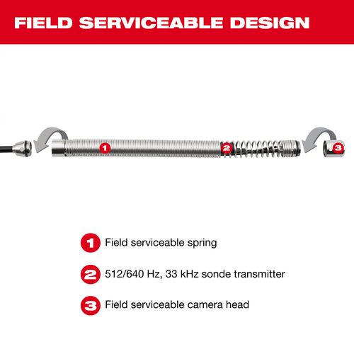 Main product image of Replacement Spring for M12 65' Ultra Flex Compact Inspection Camera