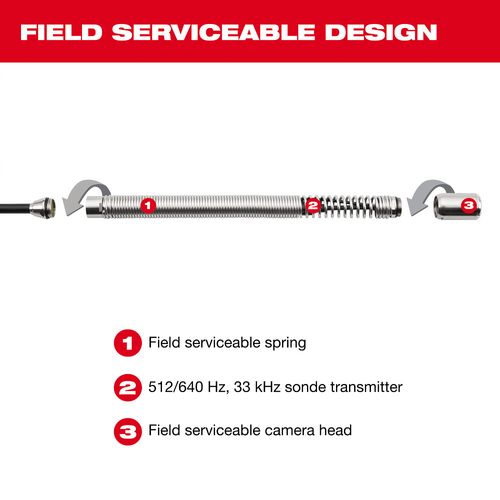 Main product image of Replacement Spring for M12 85' High Flex Compact Inspection Camera