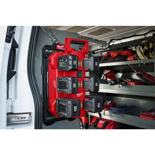 Main product image of M18 Six Bay Daisy Chain Rapid Charger