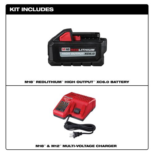 Main product image of M18 REDLITHIUM HIGH OUTPUT XC6.0 Battery Starter Kit
