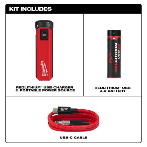 Main product image of REDLITHIUM USB Charger & Portable Power Source Kit