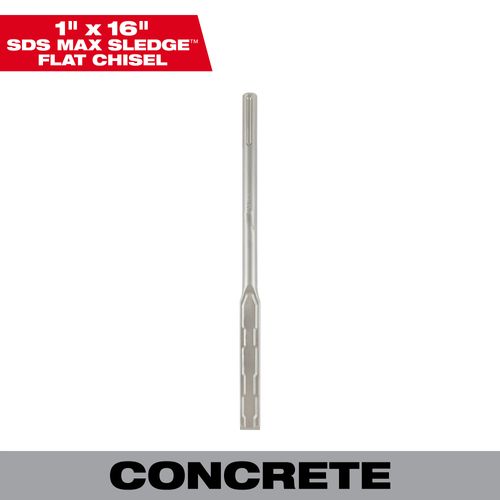Main product image of 1" x 16" SDS MAX SLEDGE Flat Chisel
