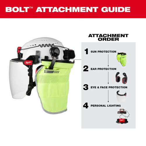 Main product image of BOLT Full Face Shield - Mirrored Dual Coat Lens (for BOLT Safety Helmets & BOLT Hard Hats)