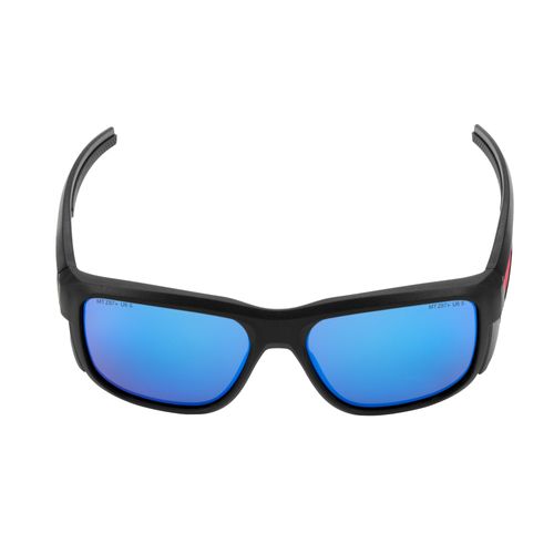 Main product image of Full Frame Safety Glasses with Removable Side Shields - Blue Mirrored Anti-Scratch Lenses