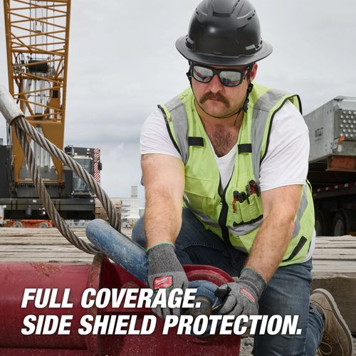 Main product image of Full Frame Safety Glasses with Removable Side Shields - Mirrored Anti-Scratch Lenses