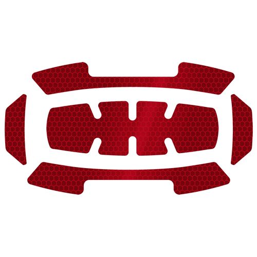 Main product image of 5 Piece BOLT Reflective Sticker Set - Red