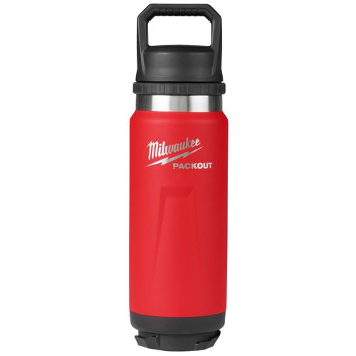 Main product image of PACKOUT 24 oz. Insulated Bottle w/ Chug Lid (Red), 48-82-8396RX