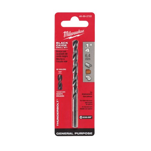 Main product image of 1/4" THUNDERBOLT Black Oxide Drill Bit