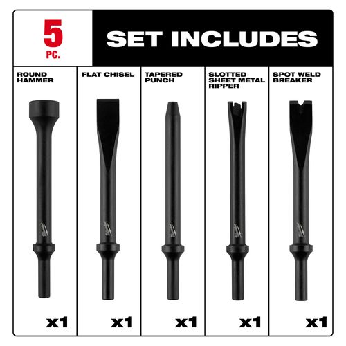 Main product image of 5 Piece Hammer Chisel Bit Set, 49-16-3776