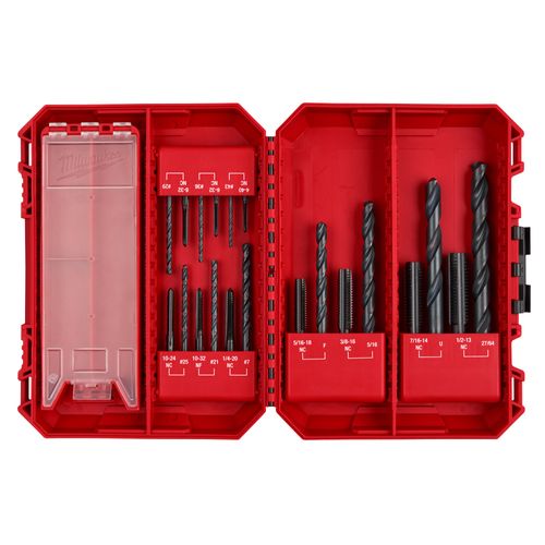 Main product image of 20 Piece SAE Tap & Drill Bit Set, 49-22-5612