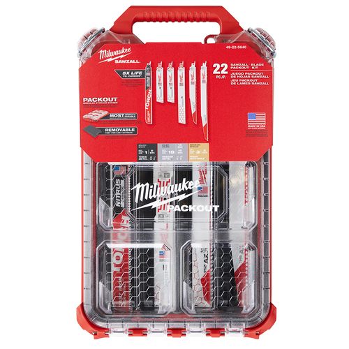 Main product image of 22 Piece SAWZALL Blade PACKOUT Kit