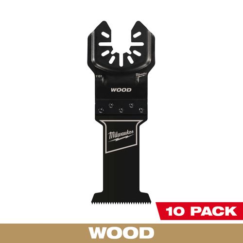 Main product image of 1-3/8" OPEN-LOK High Carbon Steel Wood Universal Fit Oscillating Multi-Tool Blade (10 Pack)