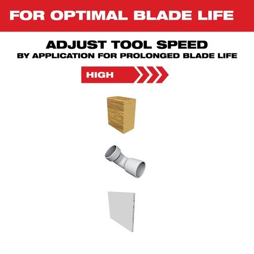 Main product image of 1-3/8" OPEN-LOK High Carbon Steel Wood Universal Fit Oscillating Multi-Tool Blade (10 Pack)