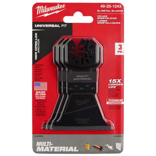 Main product image of 2-1/2" Bi-Metal Multi-Material Universal Fit Oscillating Multi-Tool Blade (3 Pack)