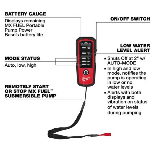Main product image of Remote for MX FUEL Submersible Pump