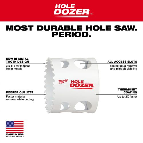 Main product image of 9/16" HOLE DOZER Bi-Metal Hole Saw