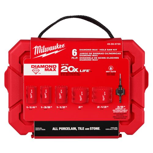 Main product image of 6 Piece DIAMOND MAX Hole Saw Set