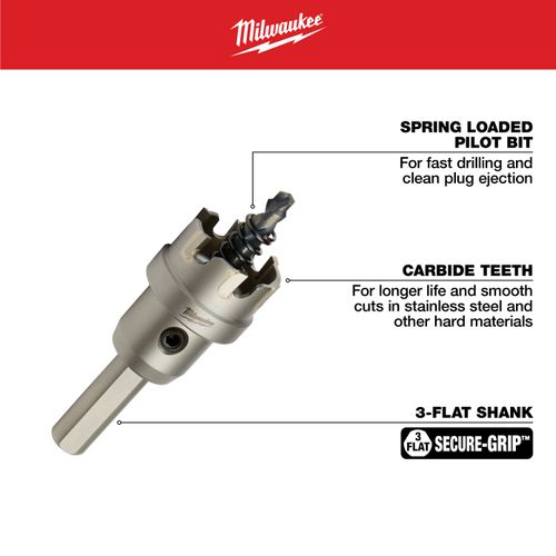 Main product image of 1" One-Piece Carbide Hole Cutter
