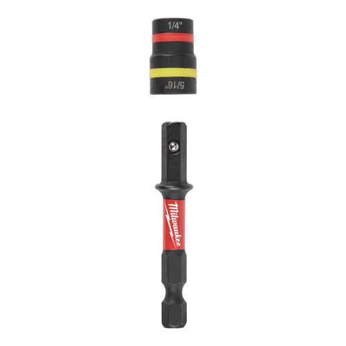 Main product image of SHOCKWAVE Impact Duty 1/4" and 5/16" x 2-1/4" QUIK-CLEAR 2-in-1 Magnetic Nut Driver