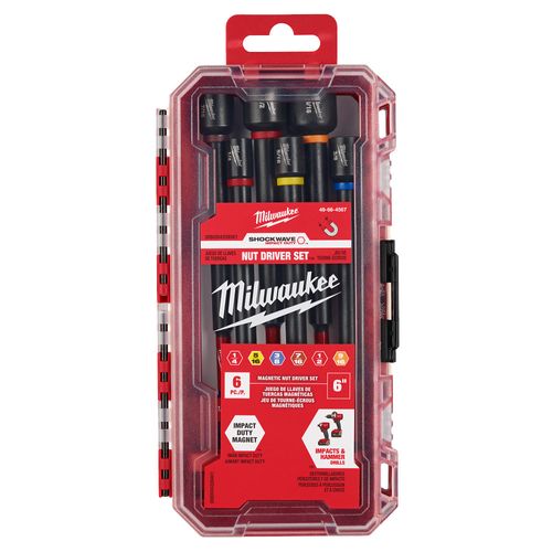 Main product image of SHOCKWAVE Impact Duty 6" Magnetic Nut Driver Set 6 Piece