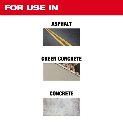Main product image of 16" Asphalt & Green Concrete Segmented Diamond Blade