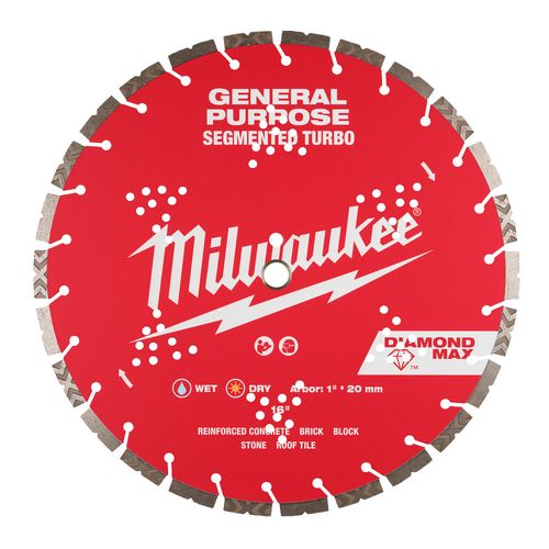 Main product image of 16" DIAMOND MAX Segmented Turbo, General Purpose Diamond Blade