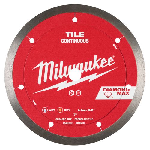Main product image of 7" DIAMOND MAX Continuous, Tile Diamond Blade