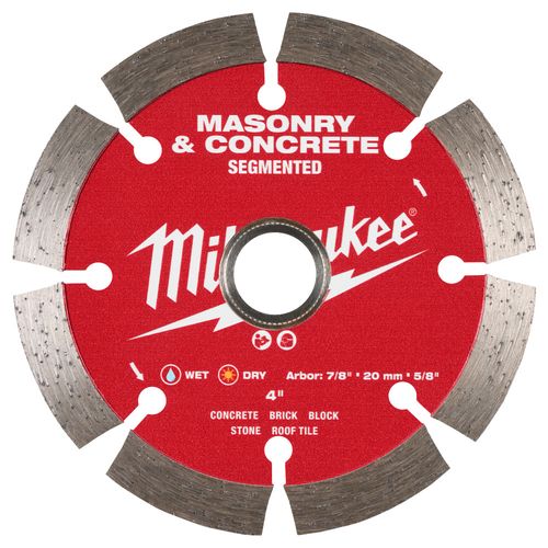 Main product image of 4" Segmented Masonry & Concrete Diamond Blade