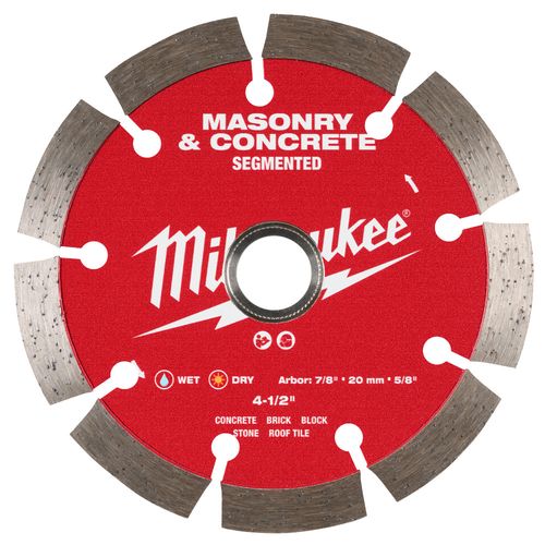 Main product image of 4-1/2" Segmented Masonry & Concrete Diamond Blade