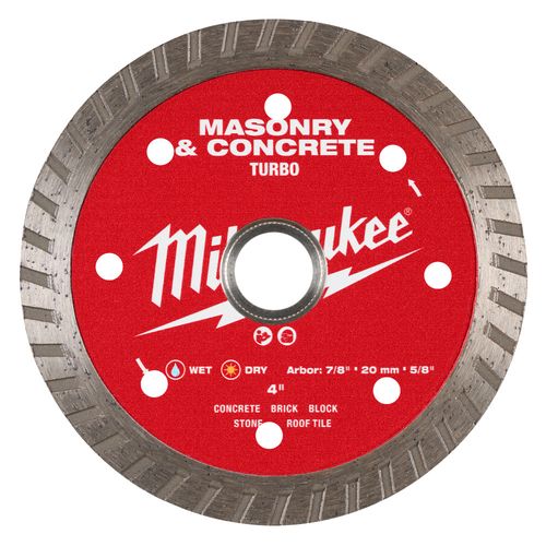 Main product image of 4" Turbo Masonry & Concrete Diamond Blade