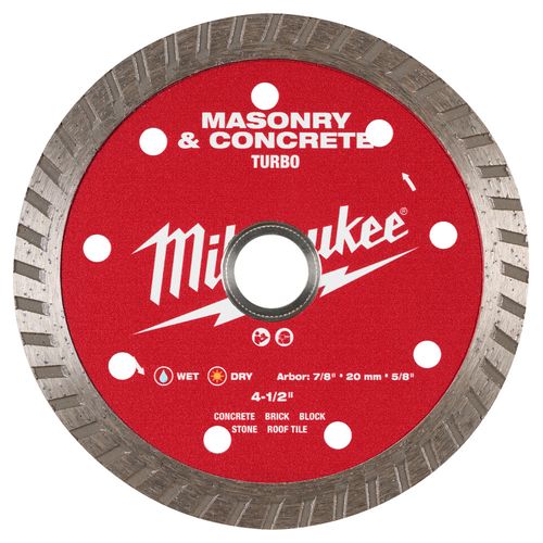 Main product image of 4-1/2" Turbo Masonry & Concrete Diamond Blade