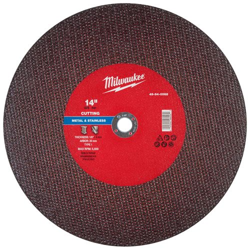 Main product image of 14" x 1/8" x 20mm Metal Cut Off Wheel - Type 1