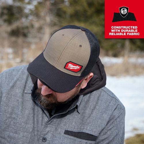Main product image of GRIDIRON Snapback Trucker Hat (Brown), 505N