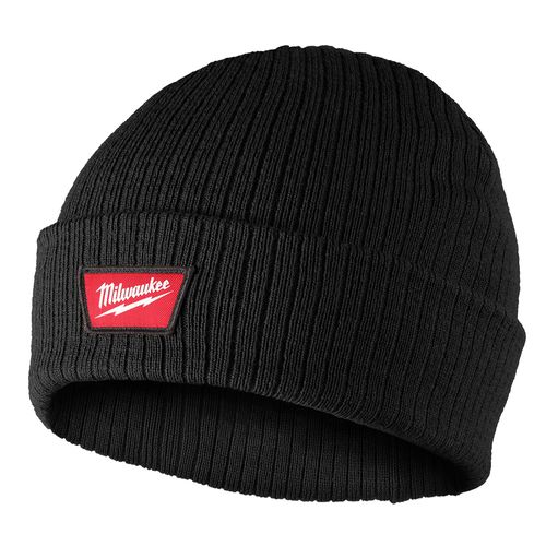Main product image of Rib-Knit Cuffed Beanie - Black