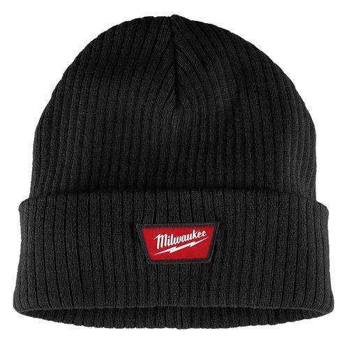 Main product image of Rib-Knit Cuffed Beanie - Black